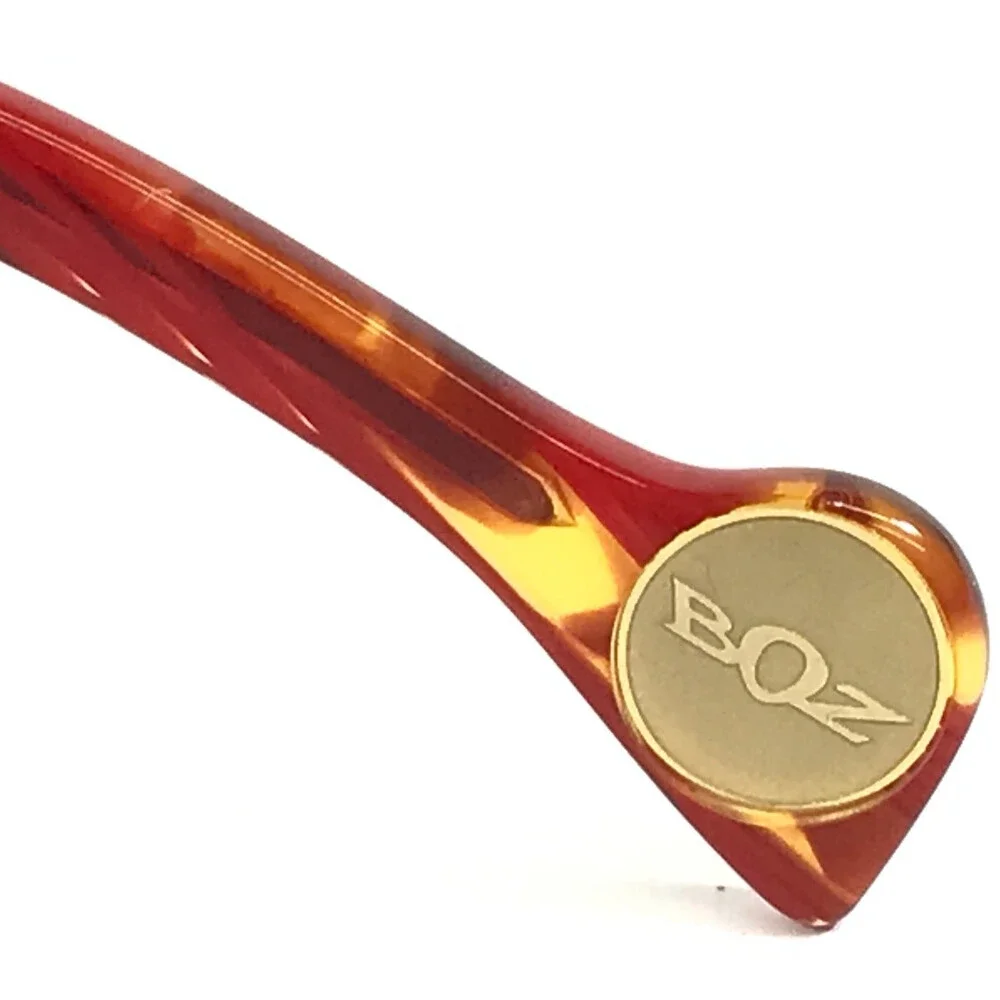 BOZ Eyeglasses Frames ZADIG 5560 Yellow Sand Orange Cat Eye Half Rim 49-19-135